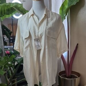 Ing Men's Cream Button Down Shirt